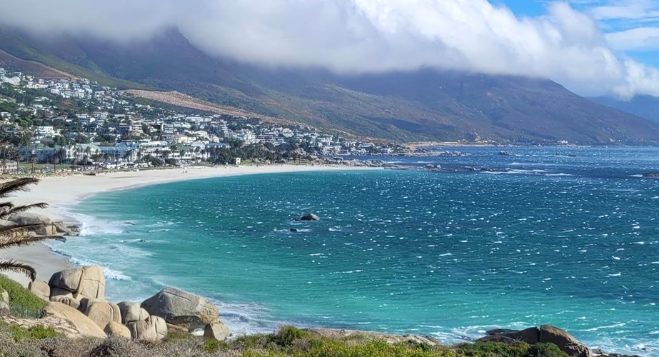 Uitzicht over Camps Bay Kaapstad